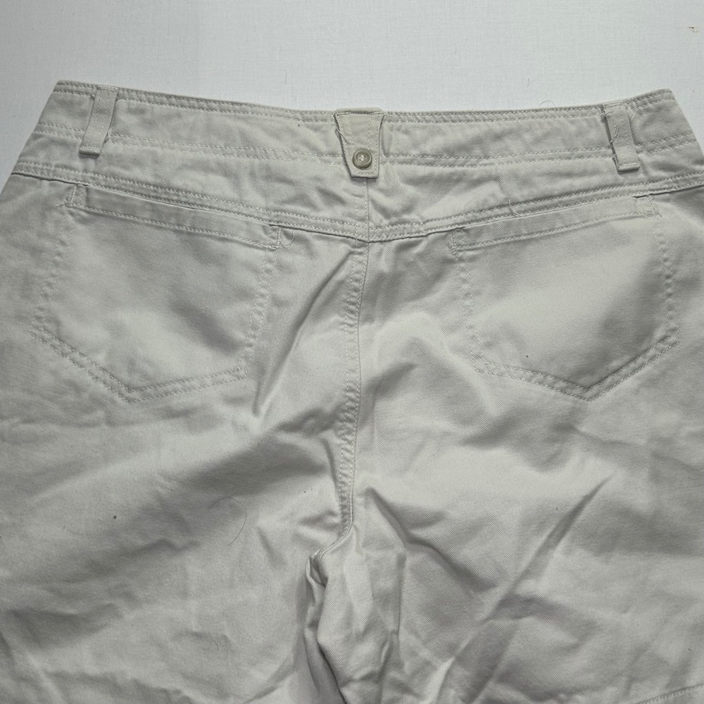 Dockers Women Khaki Chino Shorts Light Beige Stone Cotton Size 12 4.5 Inseam - Picture 5 of 9